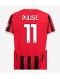 Moški Nogometna dresi replika AC Milan Christian Pulisic #11 Domači 2024-25 Kratek rokav